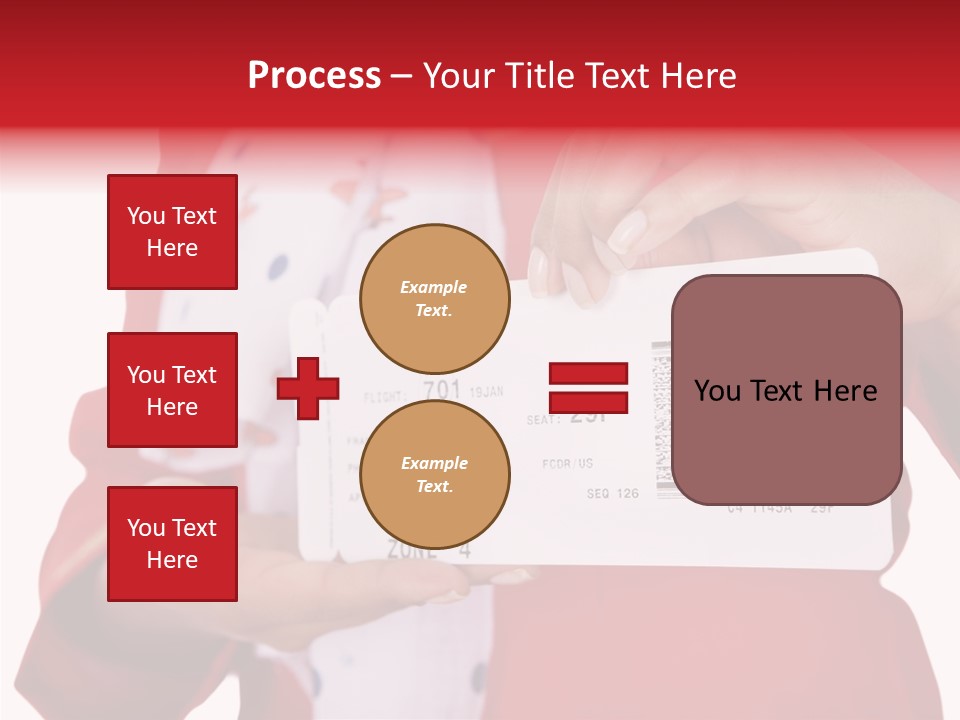 Service Confident Lady PowerPoint Template