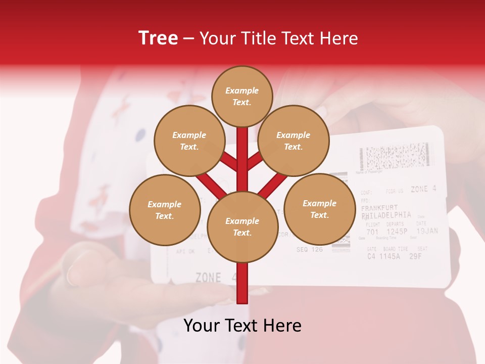 Service Confident Lady PowerPoint Template