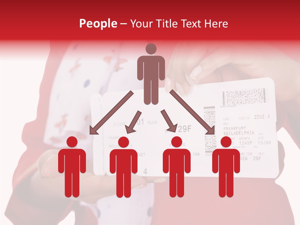 Service Confident Lady PowerPoint Template