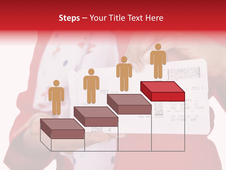 Service Confident Lady PowerPoint Template