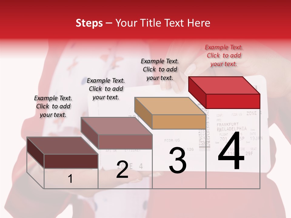 Service Confident Lady PowerPoint Template