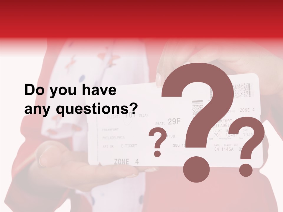 Service Confident Lady PowerPoint Template