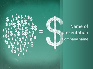 Savings Used Stock PowerPoint Template