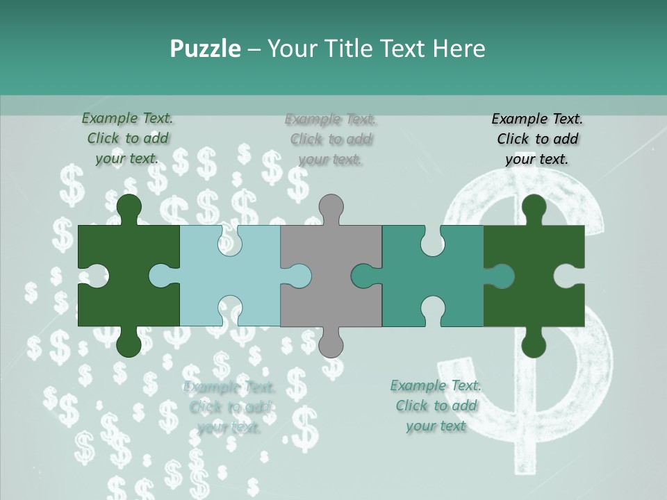 Savings Used Stock PowerPoint Template