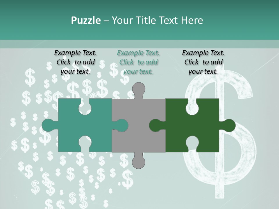 Savings Used Stock PowerPoint Template