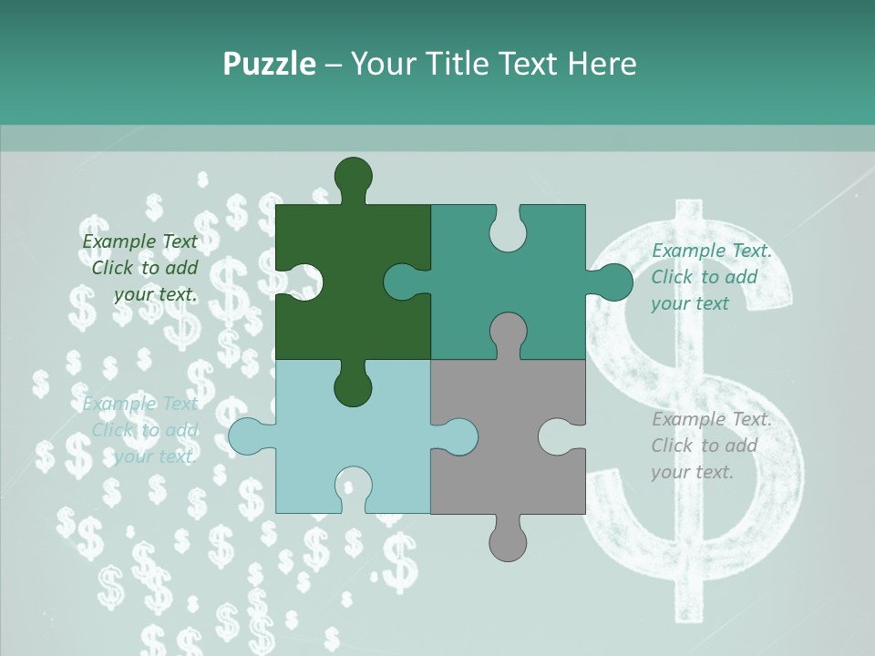 Savings Used Stock PowerPoint Template