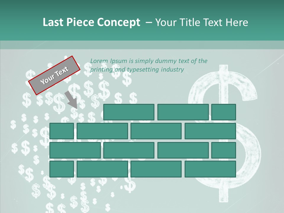 Savings Used Stock PowerPoint Template