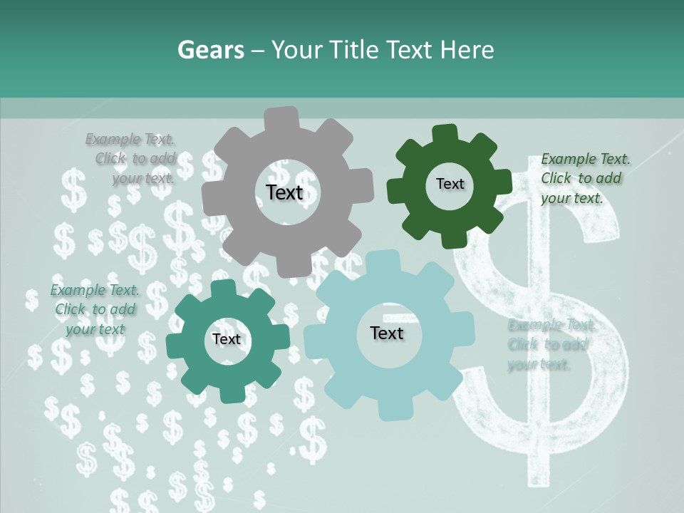 Savings Used Stock PowerPoint Template
