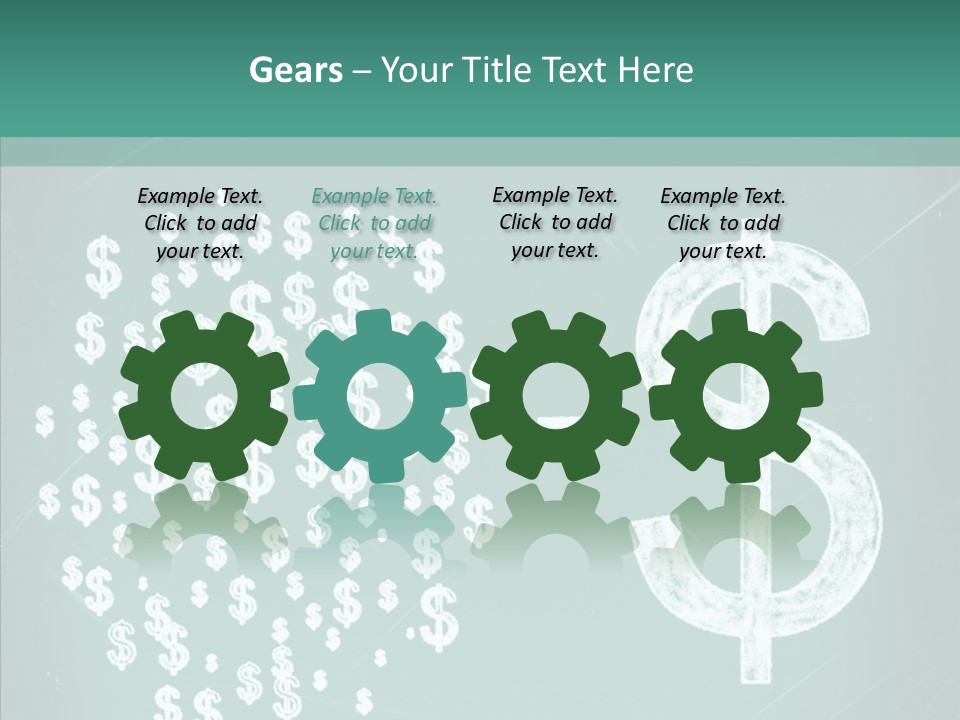 Savings Used Stock PowerPoint Template