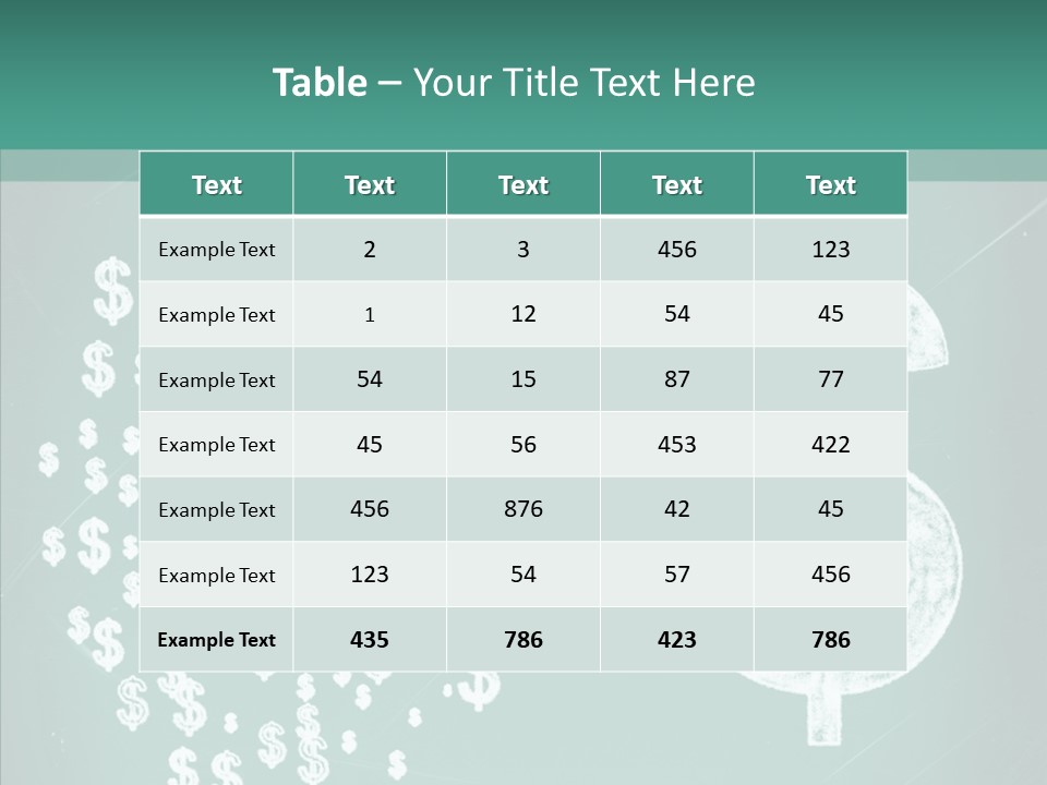Savings Used Stock PowerPoint Template