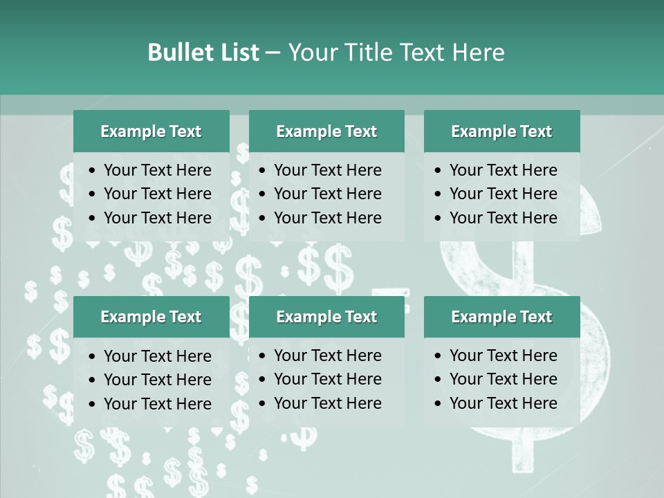 Savings Used Stock PowerPoint Template