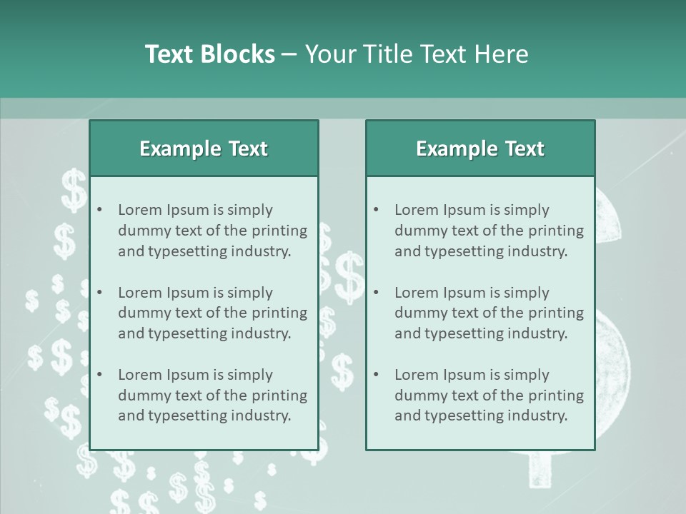 Savings Used Stock PowerPoint Template