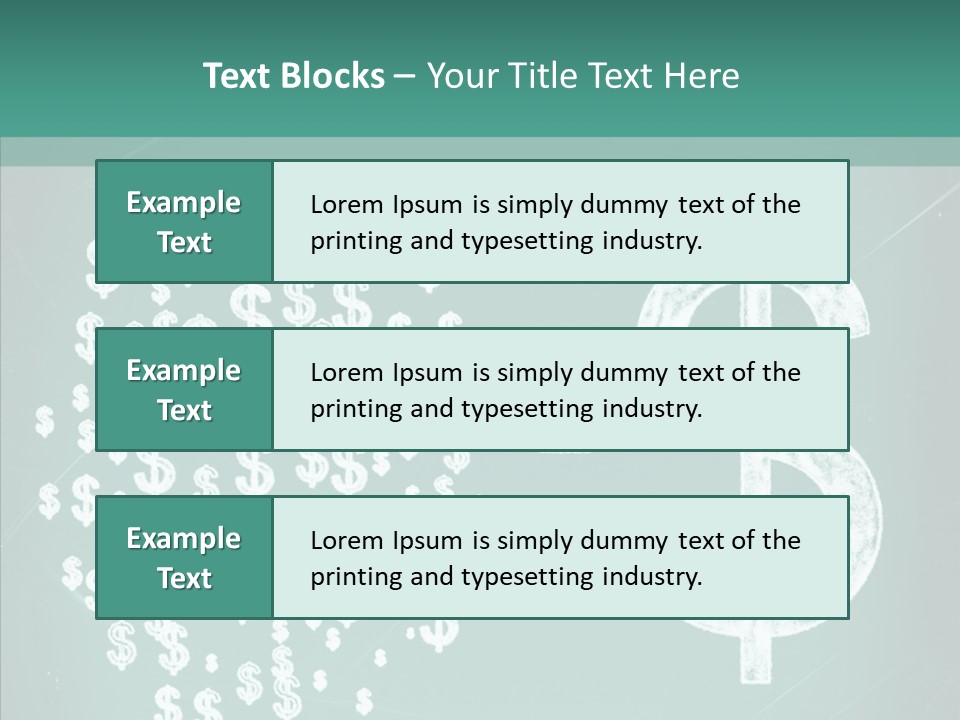 Savings Used Stock PowerPoint Template