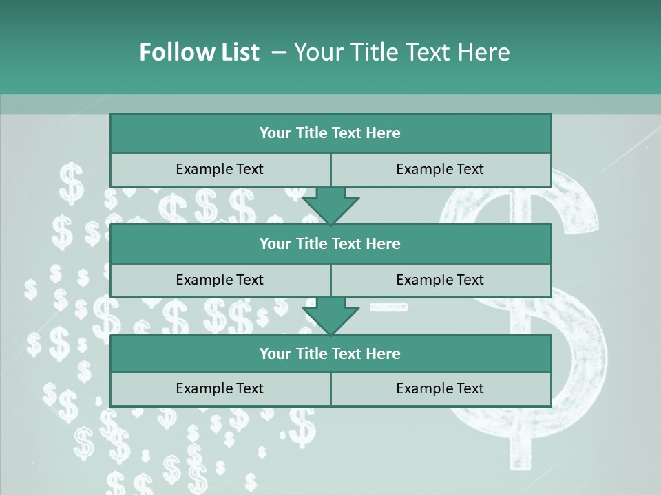 Savings Used Stock PowerPoint Template