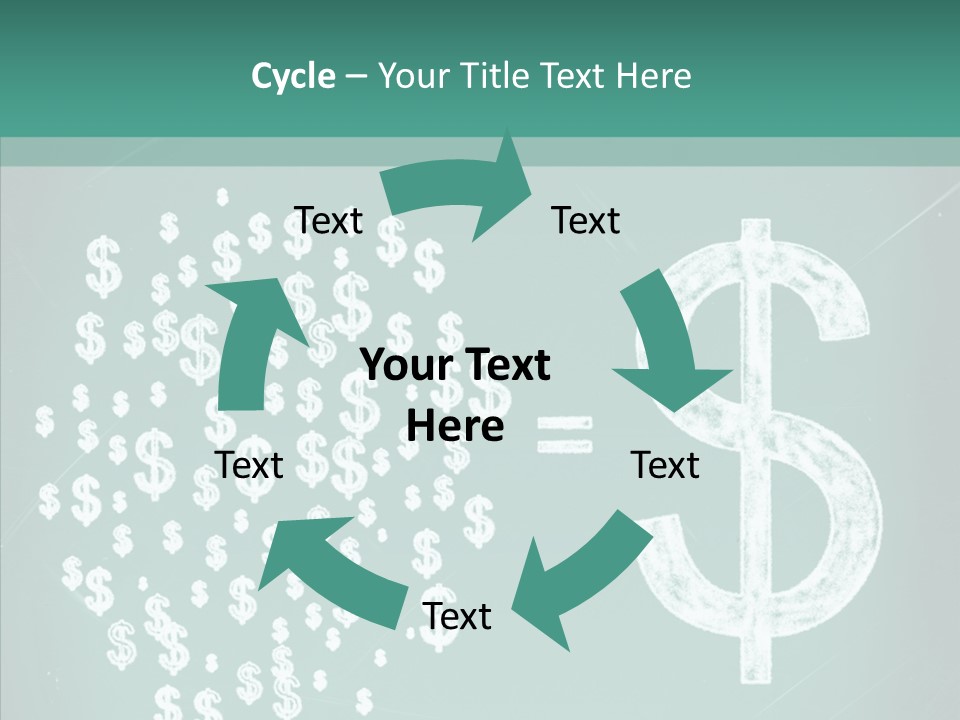 Savings Used Stock PowerPoint Template