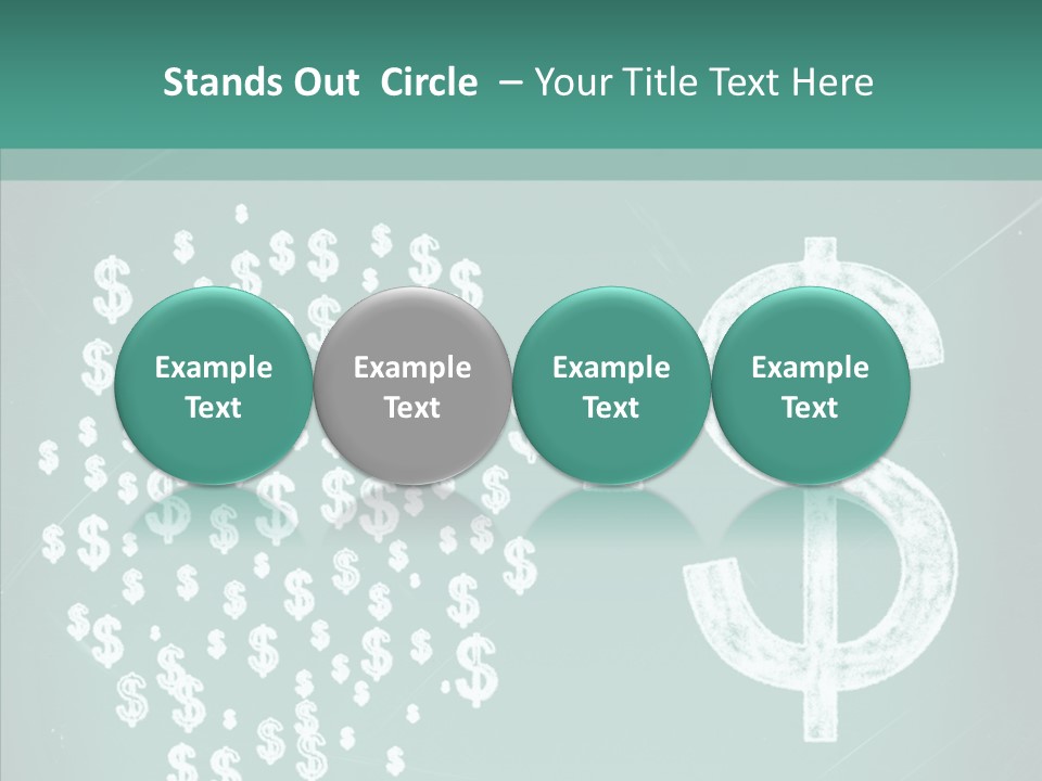 Savings Used Stock PowerPoint Template