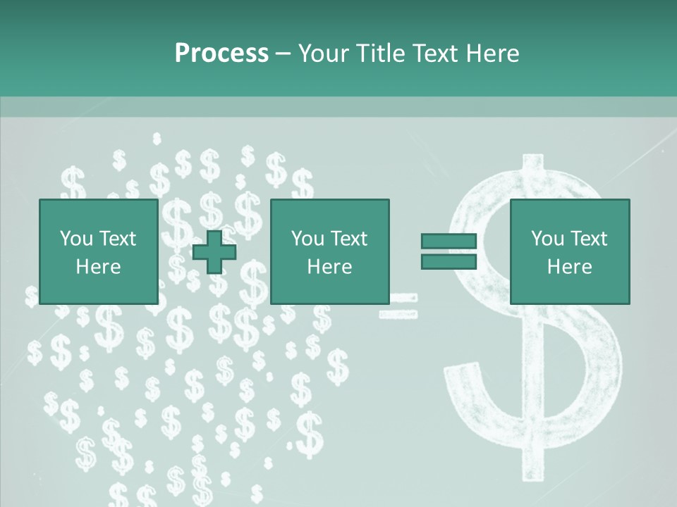 Savings Used Stock PowerPoint Template
