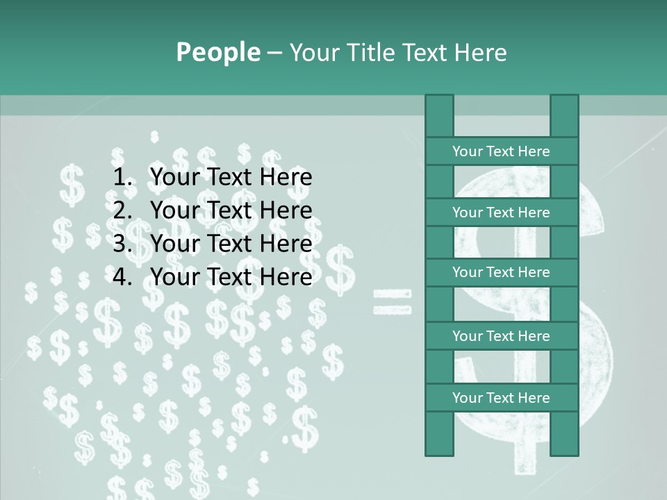 Savings Used Stock PowerPoint Template