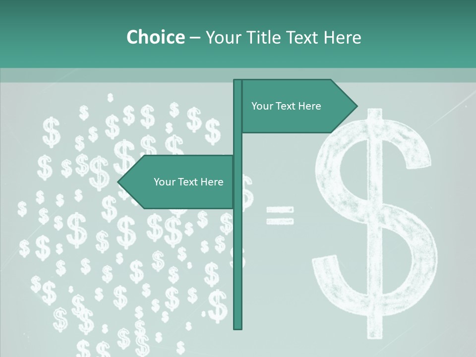 Savings Used Stock PowerPoint Template