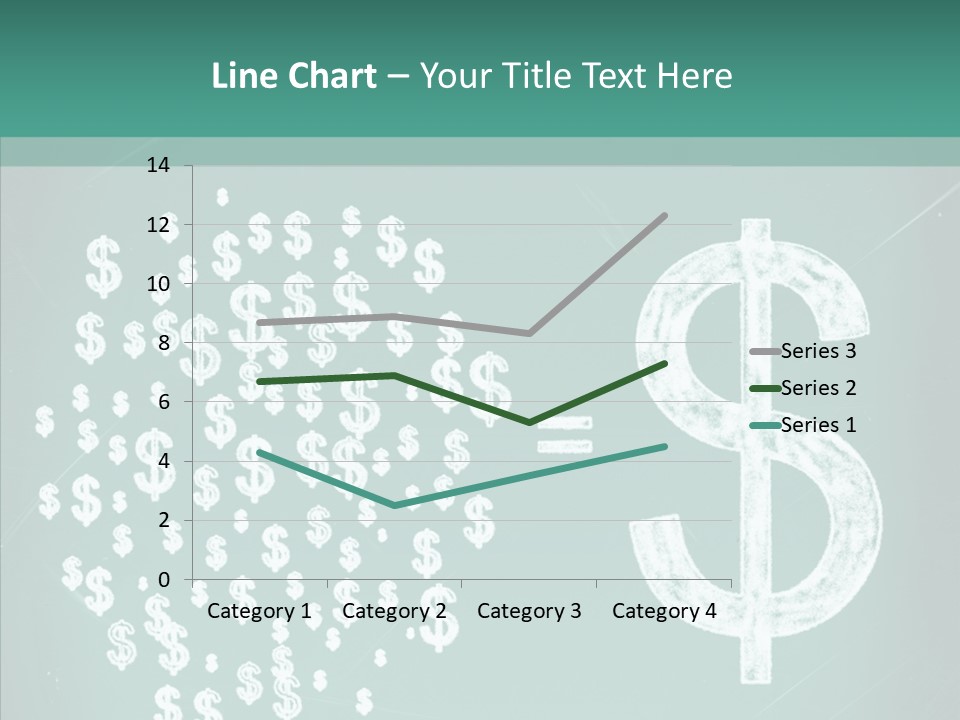 Savings Used Stock PowerPoint Template