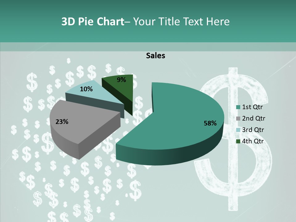 Savings Used Stock PowerPoint Template