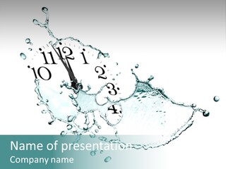 Course Drop Water PowerPoint Template