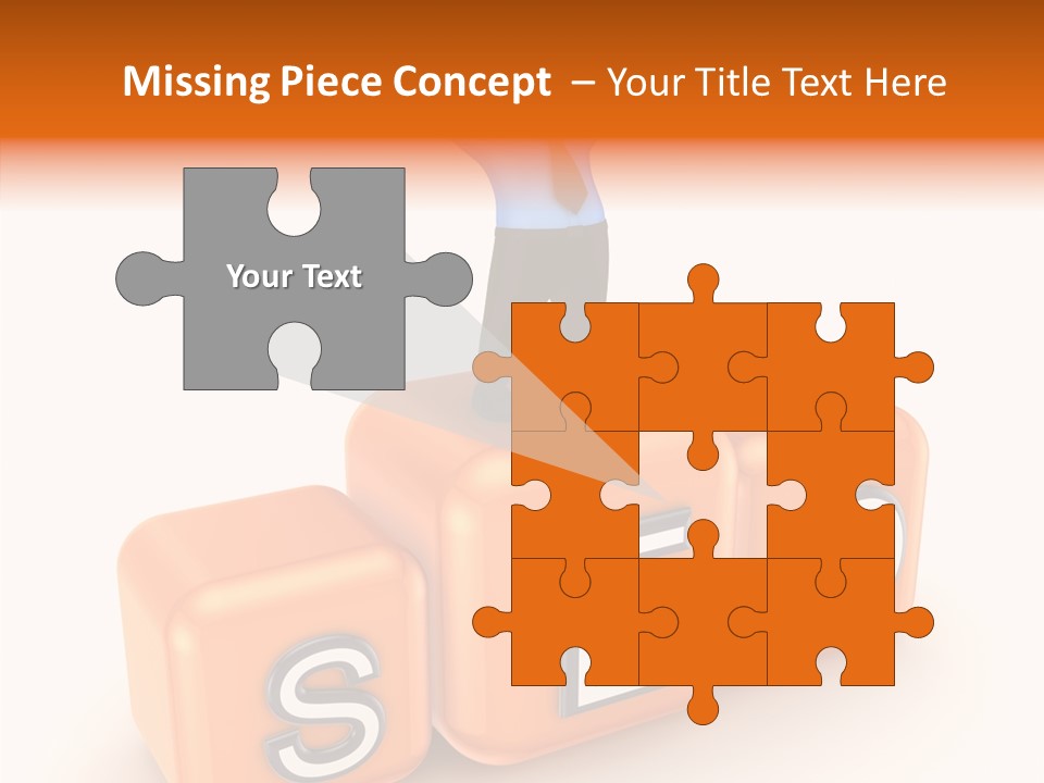Goal Placement Content PowerPoint Template