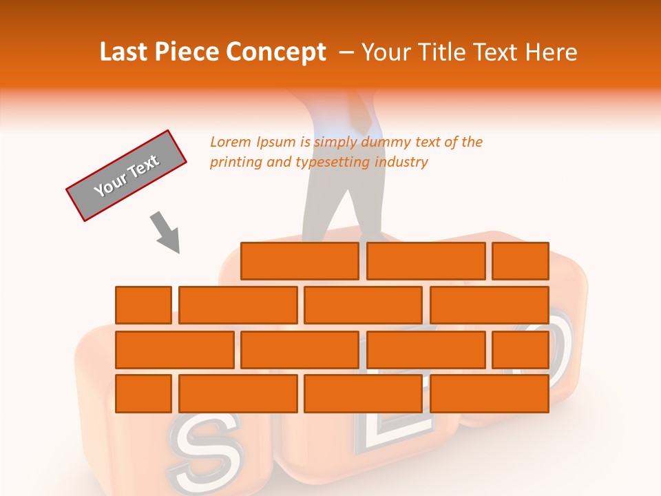 Goal Placement Content PowerPoint Template