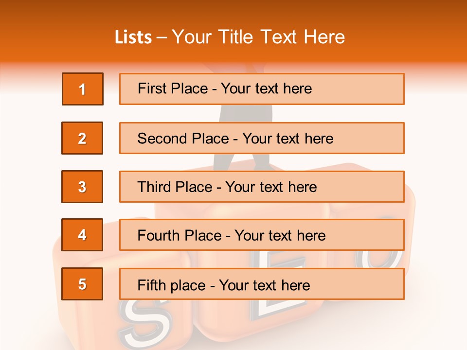 Goal Placement Content PowerPoint Template