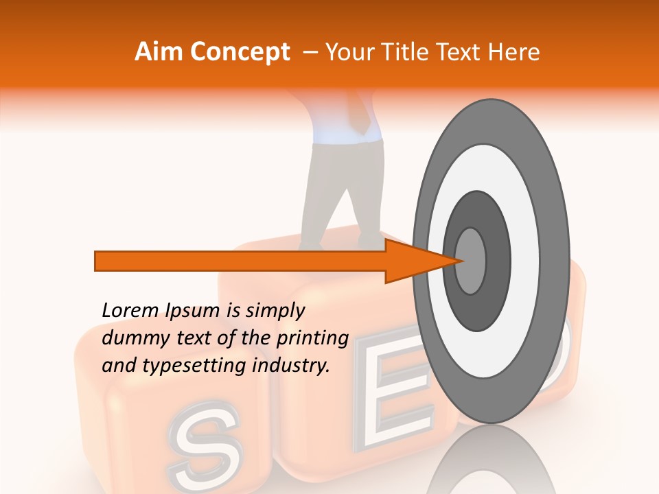 Goal Placement Content PowerPoint Template