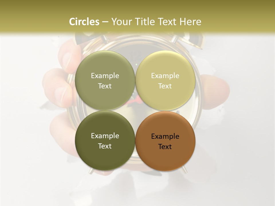 Alarm Vintage Alarm-Clock PowerPoint Template