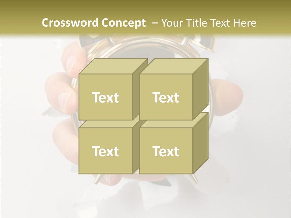 Alarm Vintage Alarm-Clock PowerPoint Template