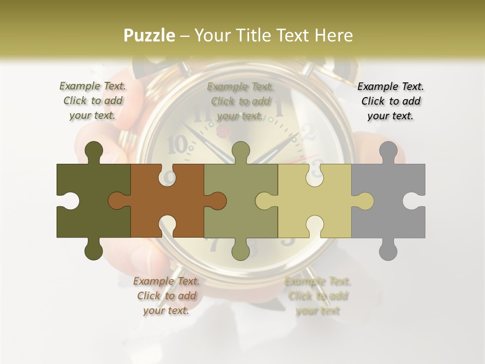 Alarm Vintage Alarm-Clock PowerPoint Template