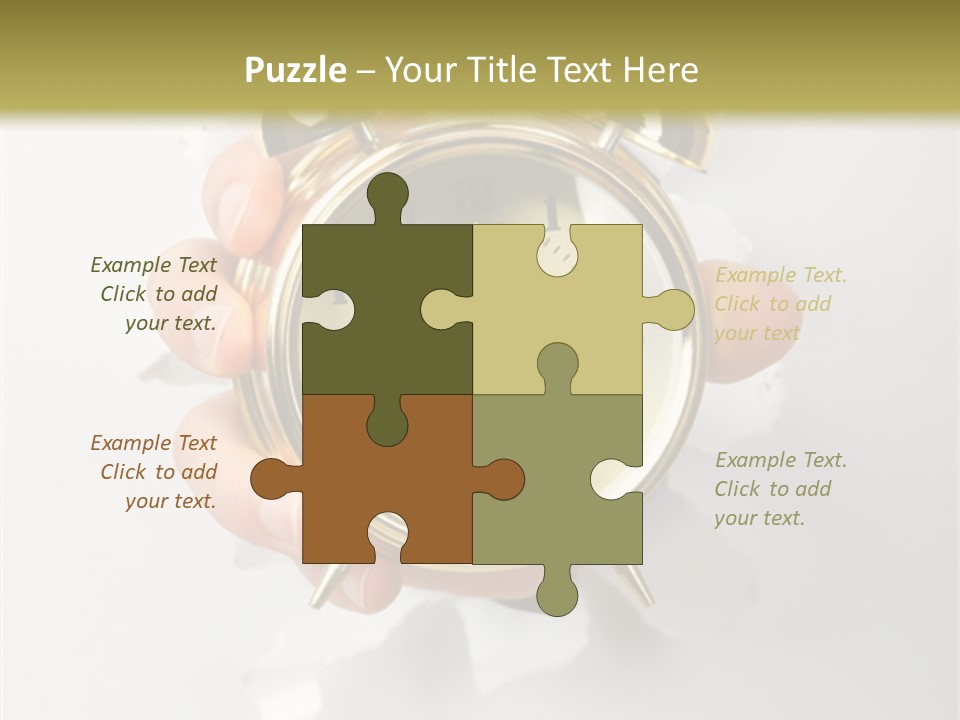 Alarm Vintage Alarm-Clock PowerPoint Template