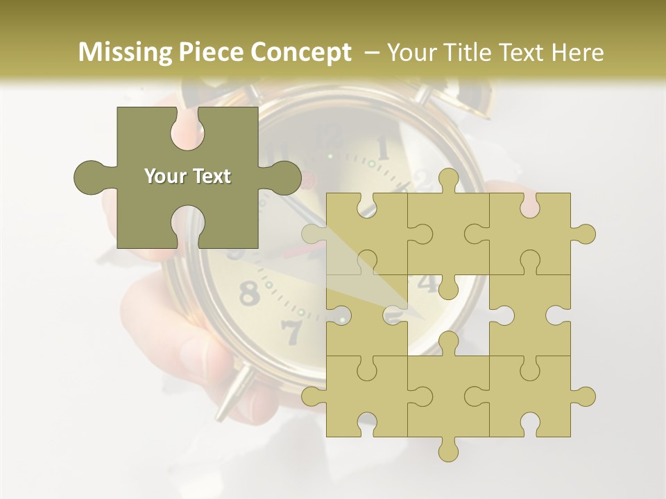 Alarm Vintage Alarm-Clock PowerPoint Template