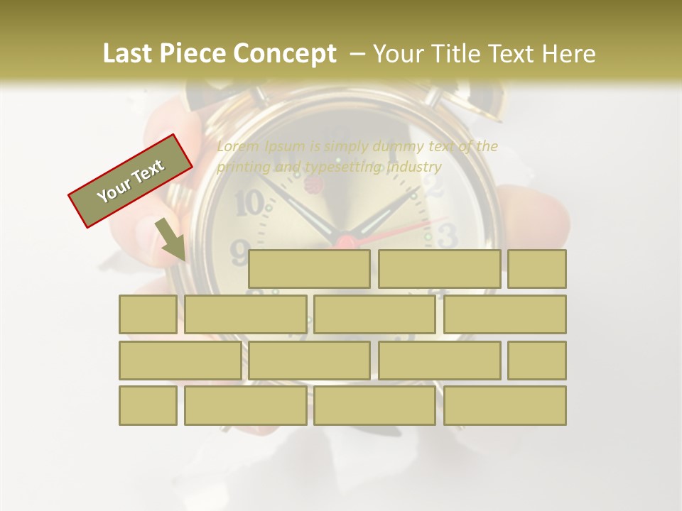 Alarm Vintage Alarm-Clock PowerPoint Template