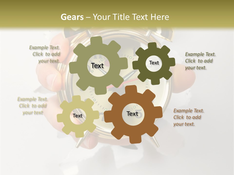 Alarm Vintage Alarm-Clock PowerPoint Template