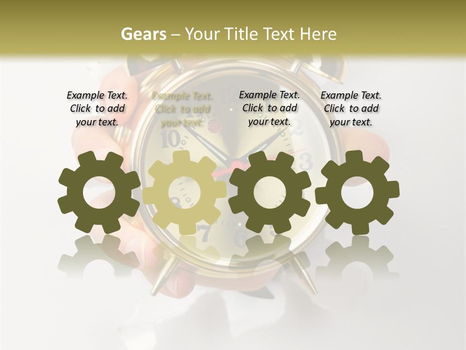 Alarm Vintage Alarm-Clock PowerPoint Template