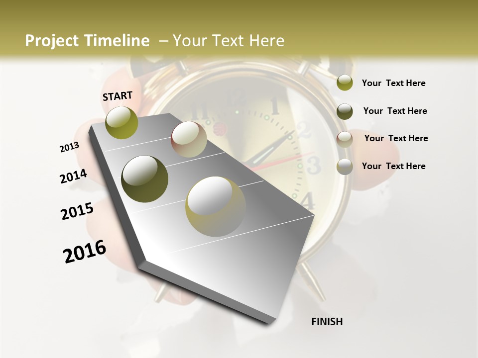 Alarm Vintage Alarm-Clock PowerPoint Template