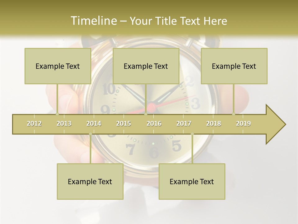 Alarm Vintage Alarm-Clock PowerPoint Template