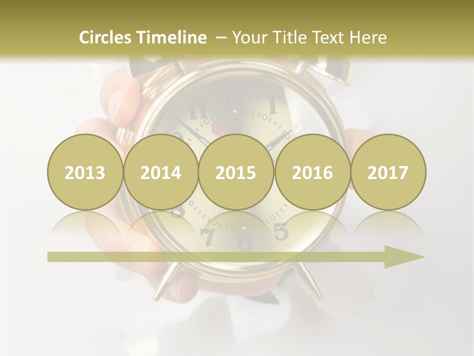 Alarm Vintage Alarm-Clock PowerPoint Template