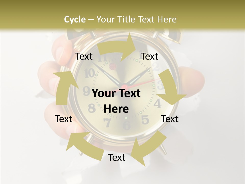 Alarm Vintage Alarm-Clock PowerPoint Template