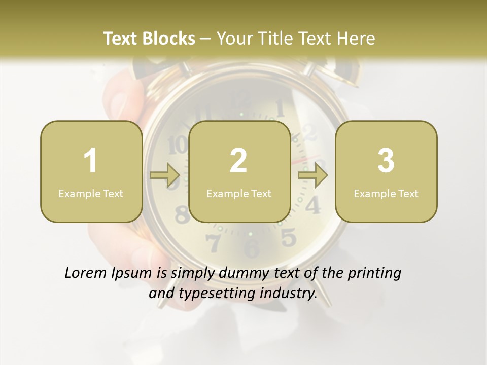 Alarm Vintage Alarm-Clock PowerPoint Template