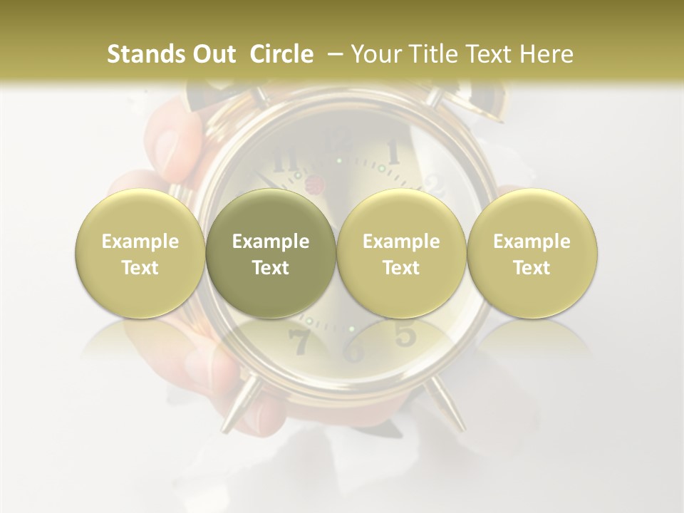 Alarm Vintage Alarm-Clock PowerPoint Template