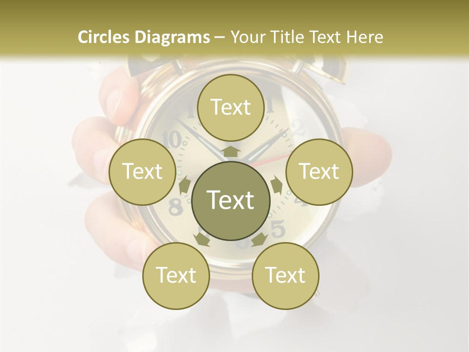 Alarm Vintage Alarm-Clock PowerPoint Template