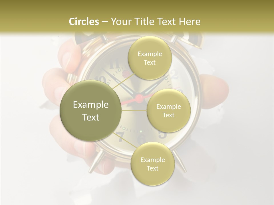 Alarm Vintage Alarm-Clock PowerPoint Template