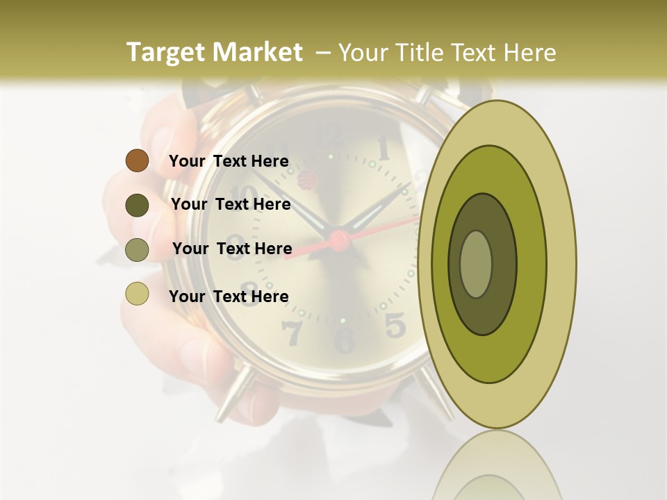 Alarm Vintage Alarm-Clock PowerPoint Template