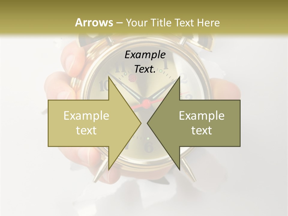 Alarm Vintage Alarm-Clock PowerPoint Template