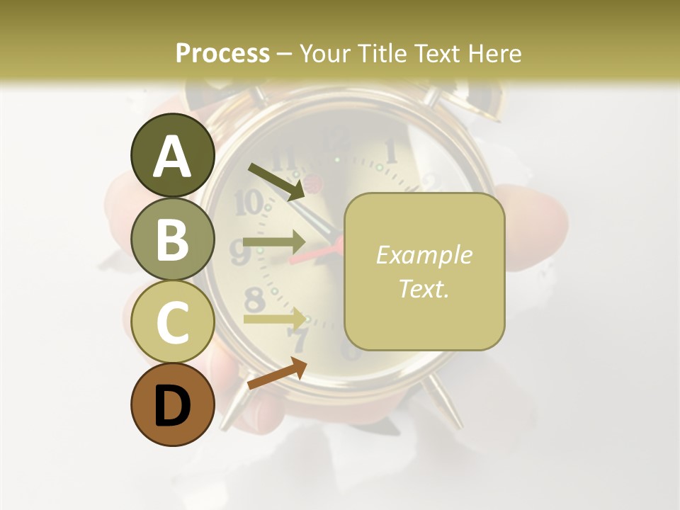 Alarm Vintage Alarm-Clock PowerPoint Template