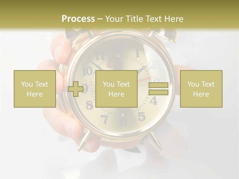 Alarm Vintage Alarm-Clock PowerPoint Template